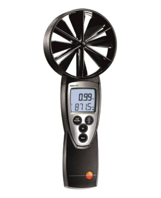Компактный анемометр testo 417 со встроенной крыльчаткой Компактный анемометр testo 417 со встроенной крыльчаткой