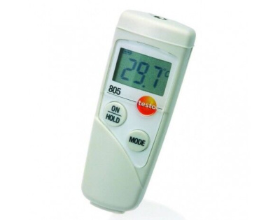 Инфракрасный мини-термометр testo 805 с защитным чехлом TopSafe Инфракрасный мини-термометр testo 805 с защитным чехлом TopSafe