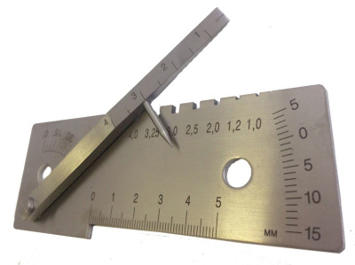 Универсальный шаблон сварщика УШС-3  АРГО с калибровкой